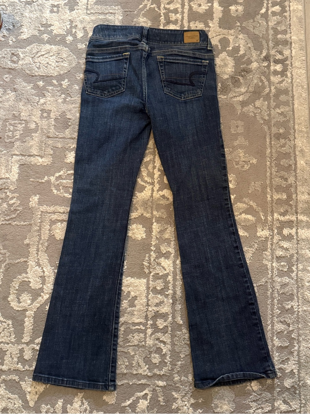 American Eagle Original Bootcut Jeans in Blue Size 0 - Picture 2 of 4